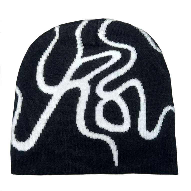 R8 Black Chaos Scull Cap
