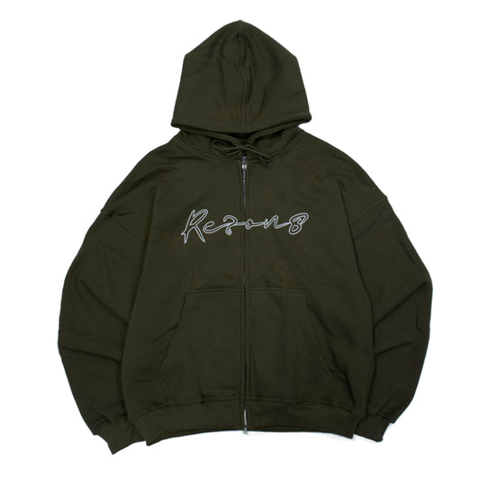 Re?on8 Zip UP Green